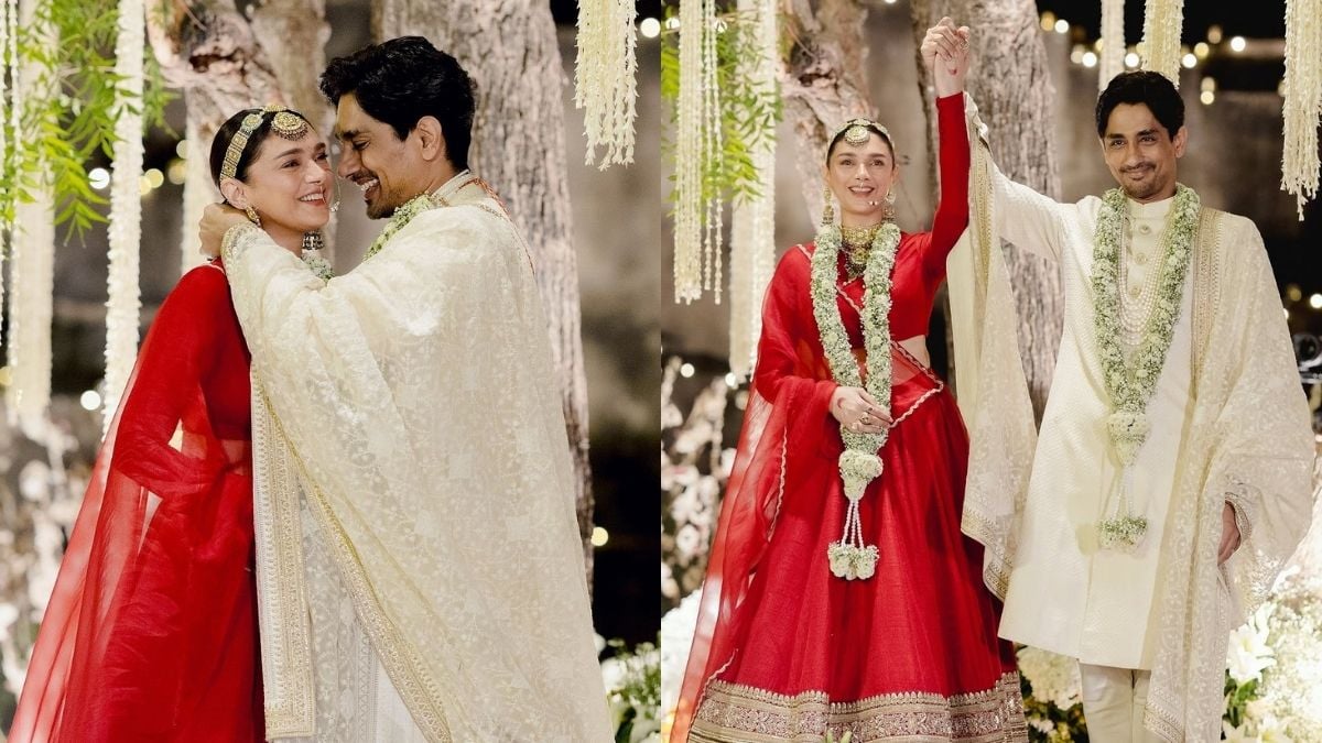 Aditi Rao Hydari & Siddharth's Dreamy Wedding Took Place At 230-Year-Old Alila Fort Bishargarh In Rajasthan