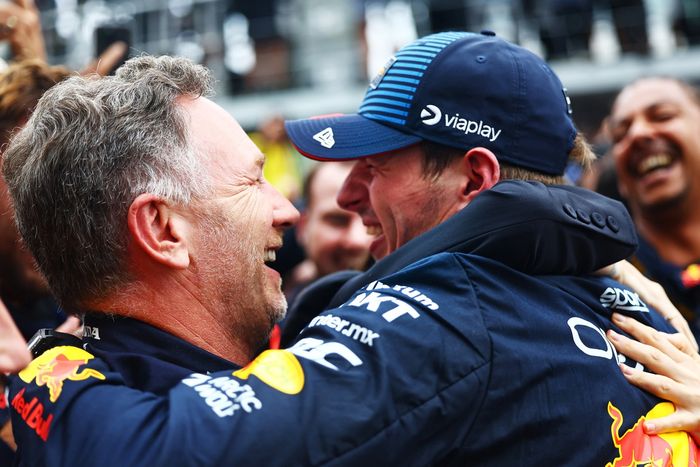 Christian Horner, Team Principal, Red Bull Racing, Max Verstappen, Red Bull Racing