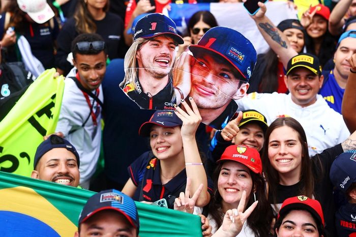 Fans of Max Verstappen, Red Bull Racing