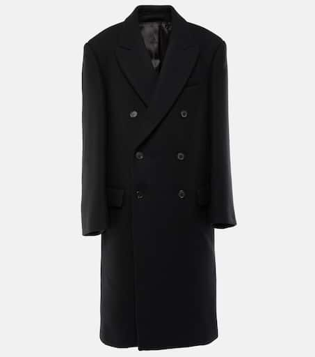 Double-Breasted Wool Coat