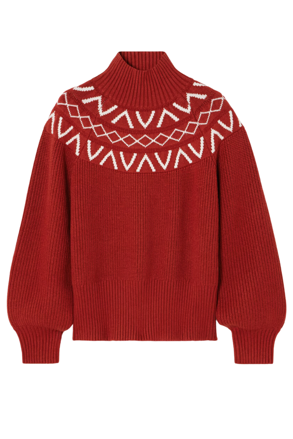 Marcie Intarsia-Knit Sweater