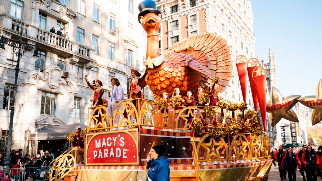 The Tom Turkey Float at Macy's Thanksgiving Day Parade