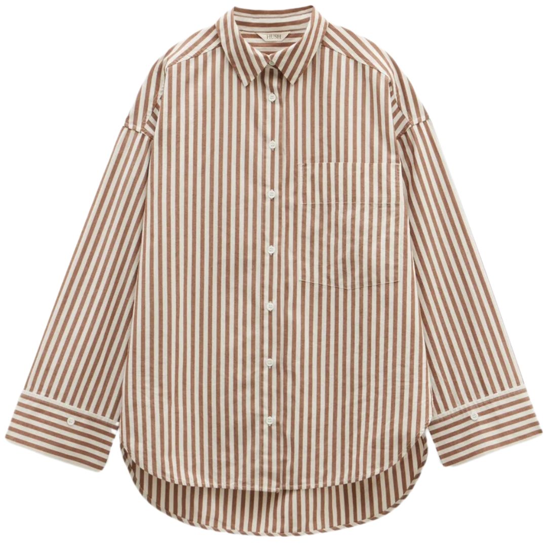 Hush Indy Oversized Stripe Shirt