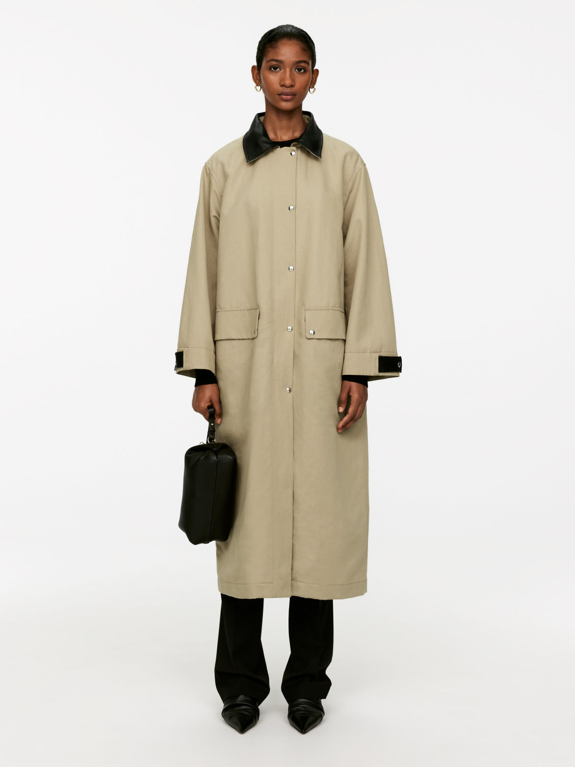 Maxi Linen-Cotton Coat