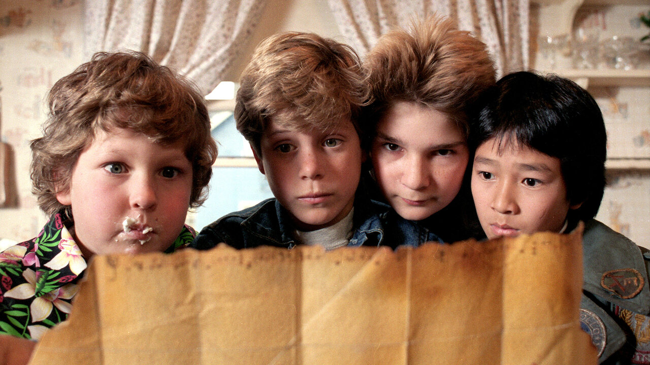 A screenshot from The Goonies movie