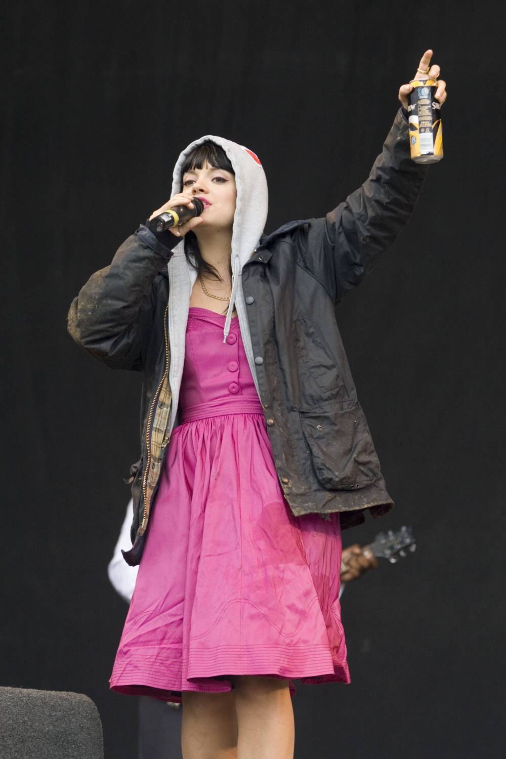 Lily Allen in Barbour