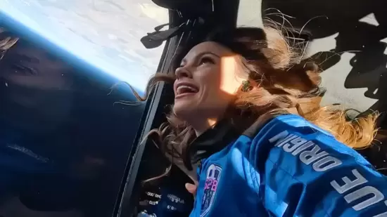 Blue Origin removes Emily Calandrelli’s reaction to space after astronaut receives misogynistic comments (@TheSpaceGal/X)