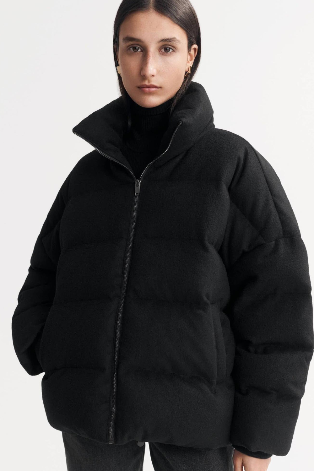 Soft Goat Puffer Jacket