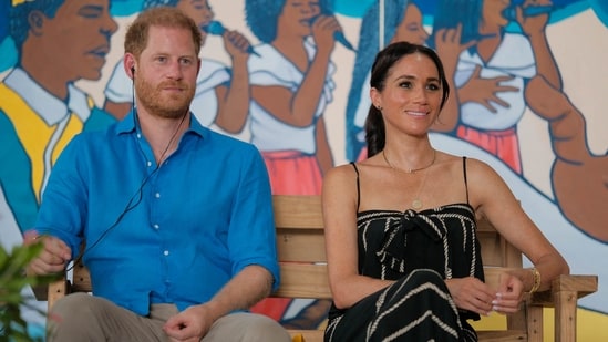 Prince Harry and Meghan Markle's Archewell Foundation clarifies previous tax discrepancies, confirming all funds accounted for in 2023 filings. Colombia Vice Presidency/Handout via REUTERS ATTENTION EDITORS(via REUTERS)