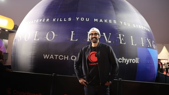 December 6, 2024: Rana Daggubati at the Crunchyroll Booth at Delhi Comic Con.(Crunchyroll India)