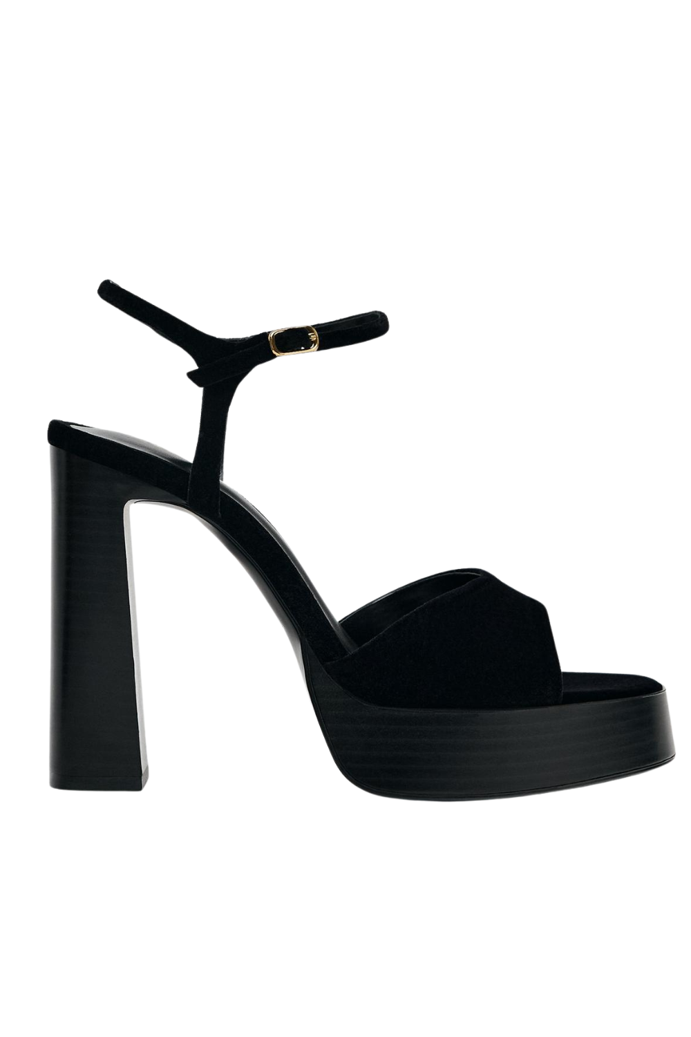 Velvet Platform Sandals