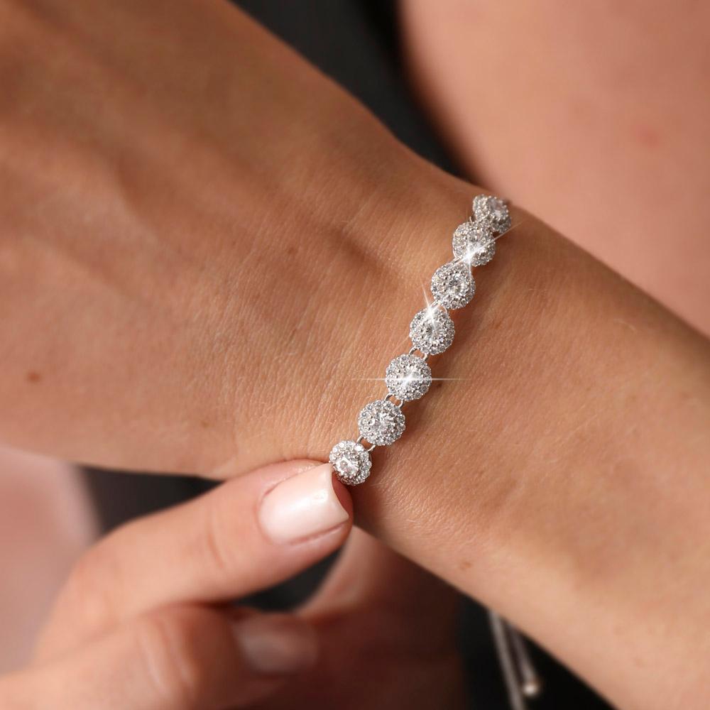 Silver Halo Friendship Bracelet