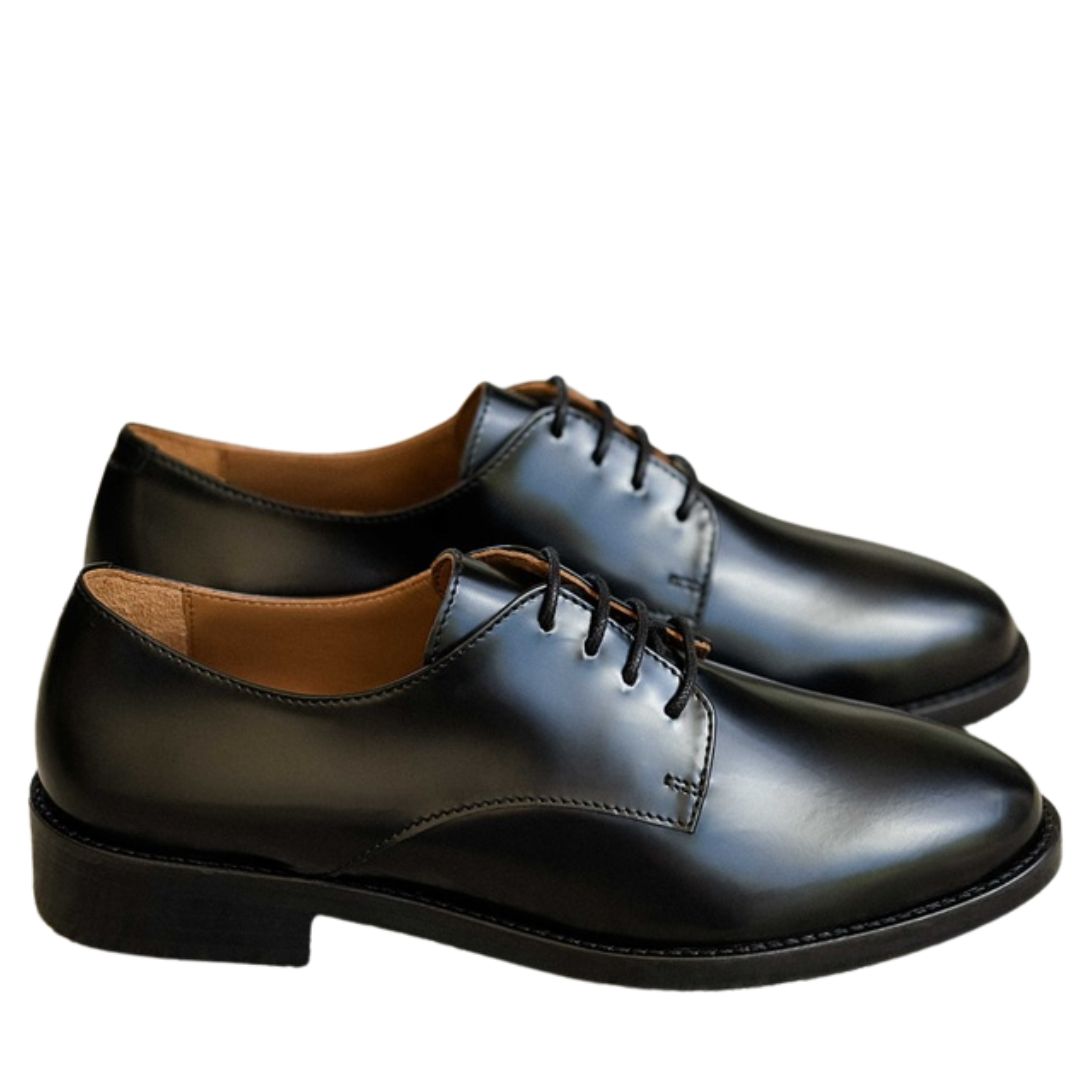 Bobbies Becky Black Brogues