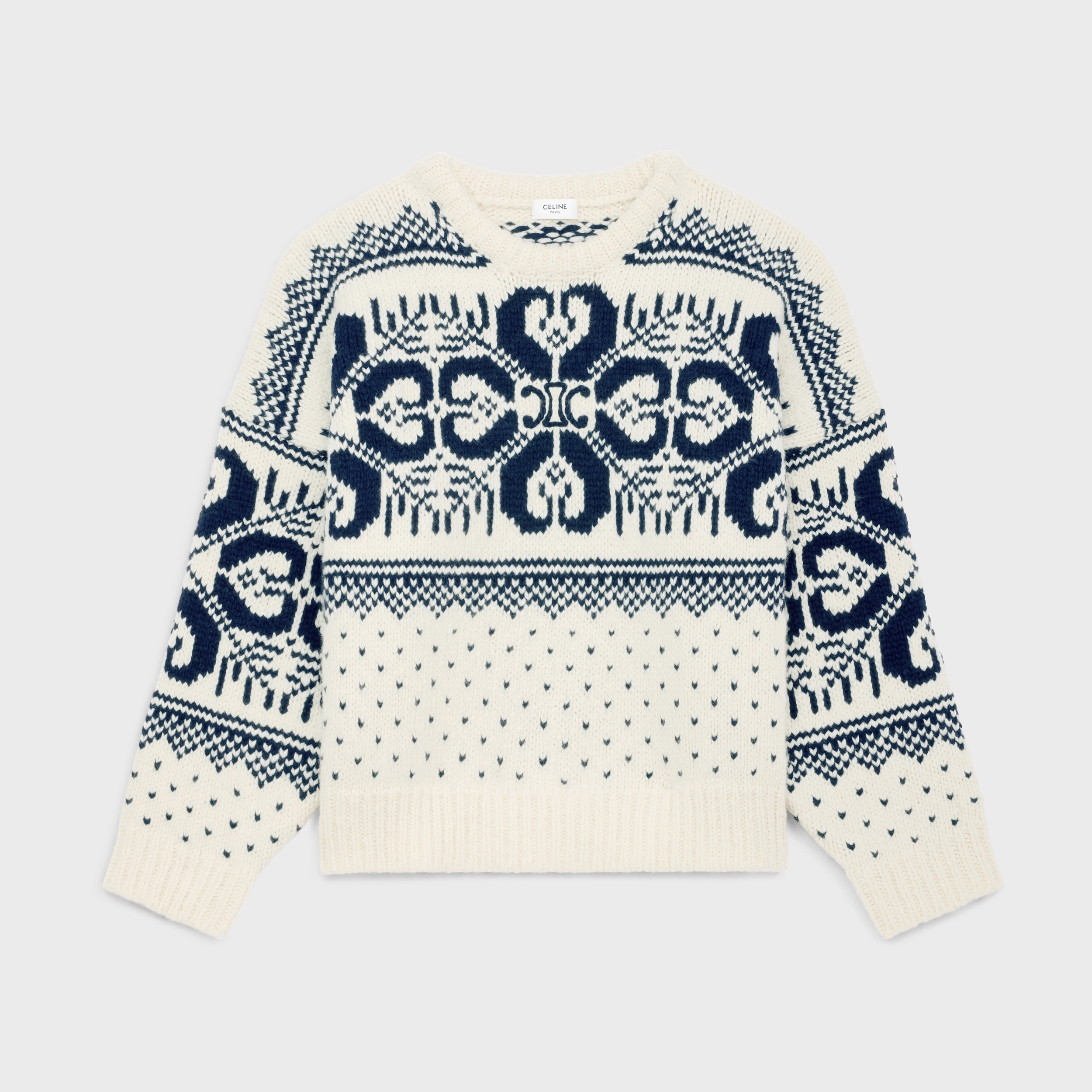 Celine Fair Isle Jumper