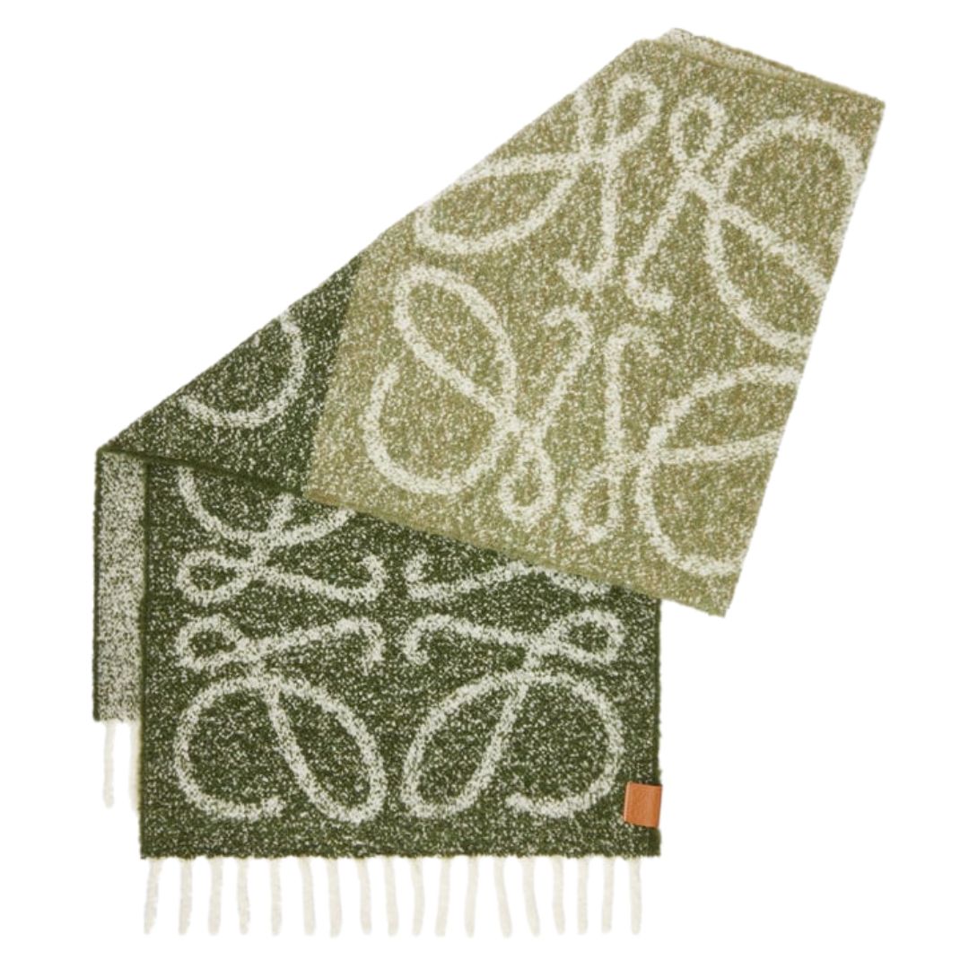 Loewe Anagram scarf in alpaca and wool