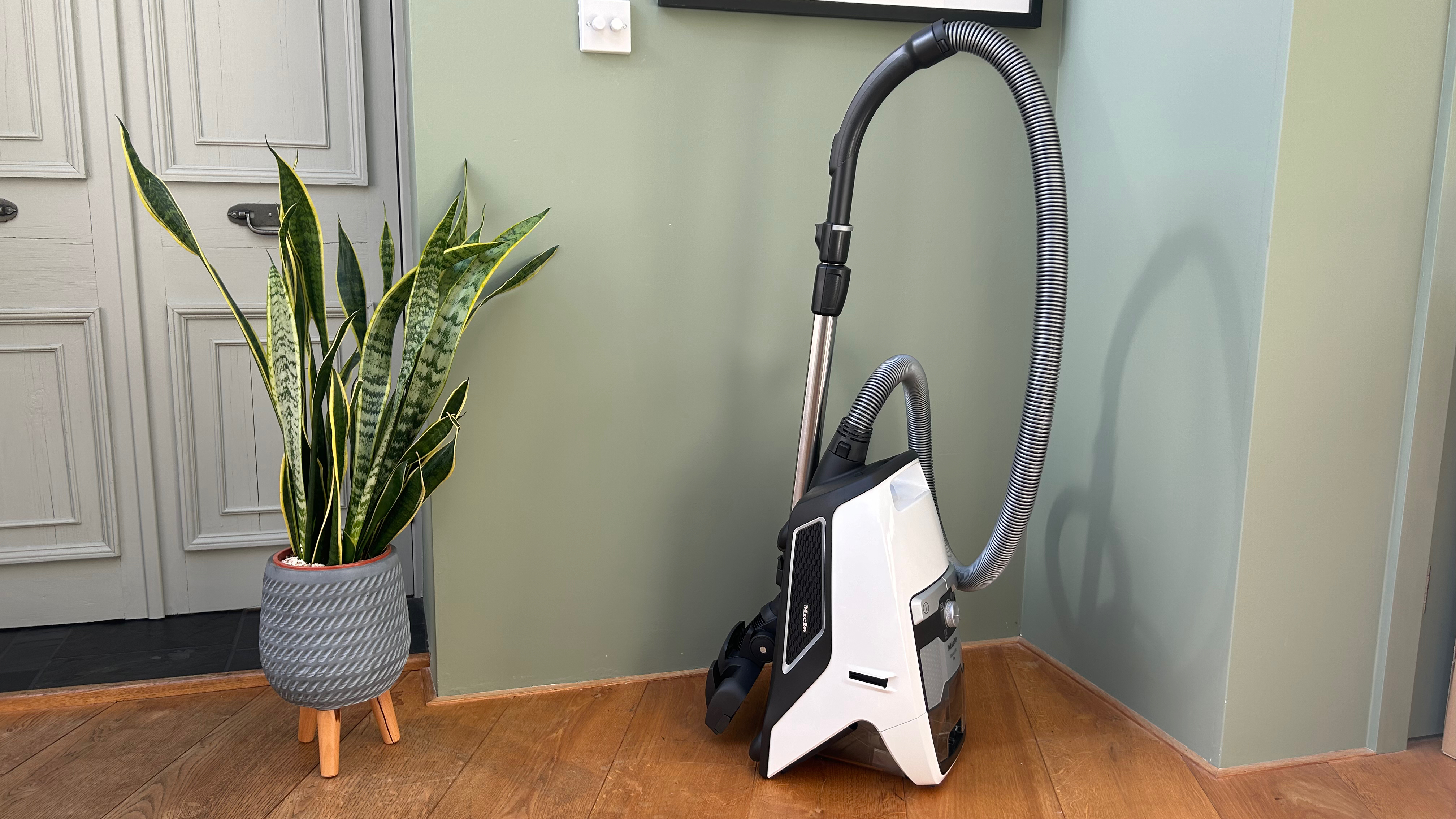 Miele Blizzard CX1 canister vacuum in reviewer's home