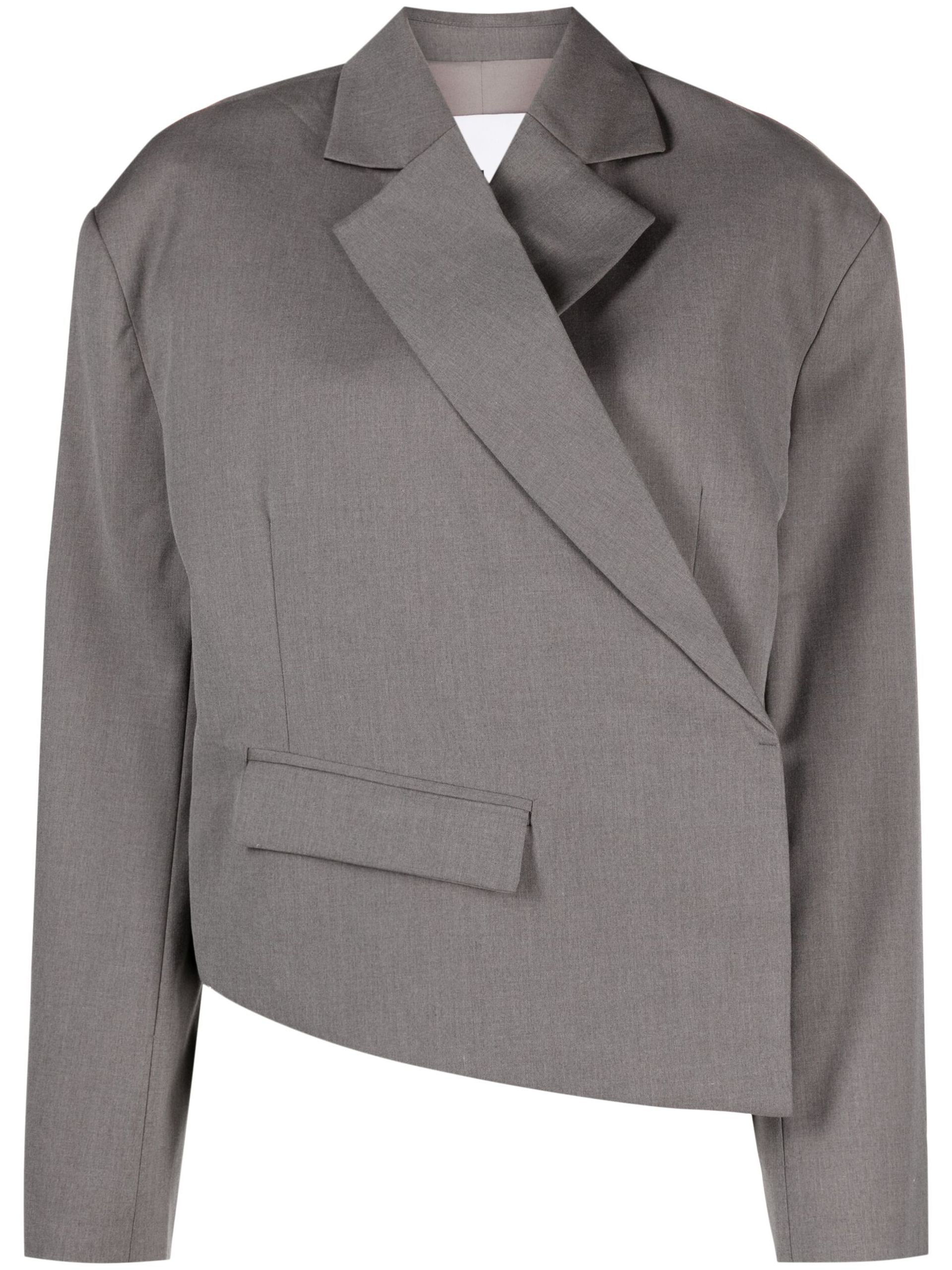 Remain Grey Asymmetric Blazer | Browns