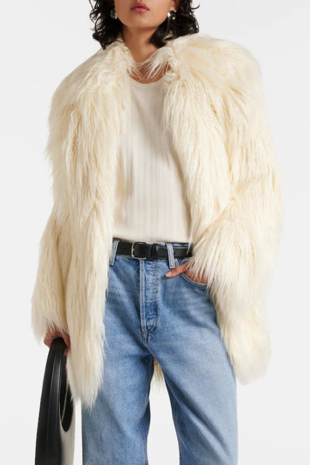 The Frankie Shop Liza faux fur coat