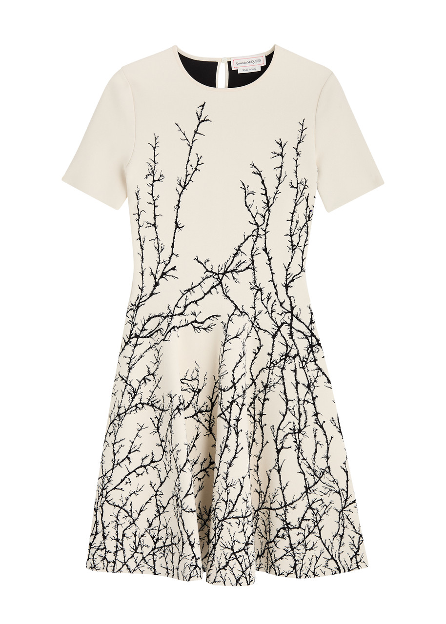 Thorn Branches Knitted Mini Dress