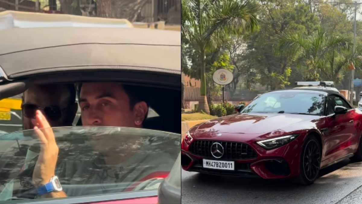 Ranbir Kapoor Gifts Himself Swanky ₹3 Crore Mercedes Car In New Year, Flaunts It On Mumbai Streets (VIDEO)