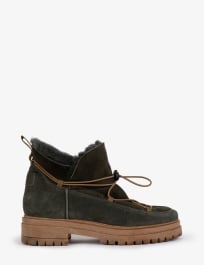 Penelope Chilvers Lomond Suede Shearling-Lined Boot