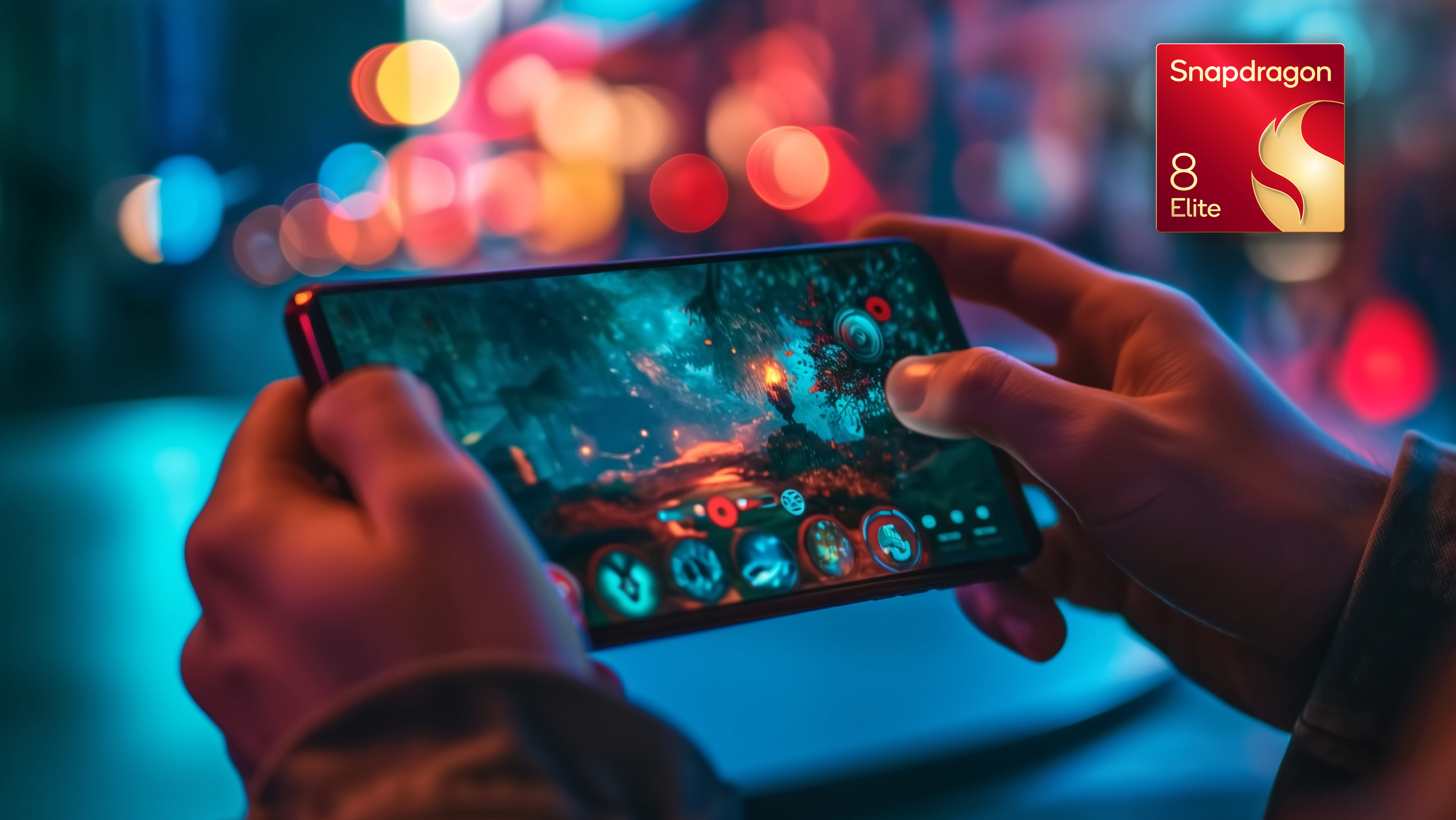 Snapdragon 8 Elite chipset in action on an unnamed mobile phone
