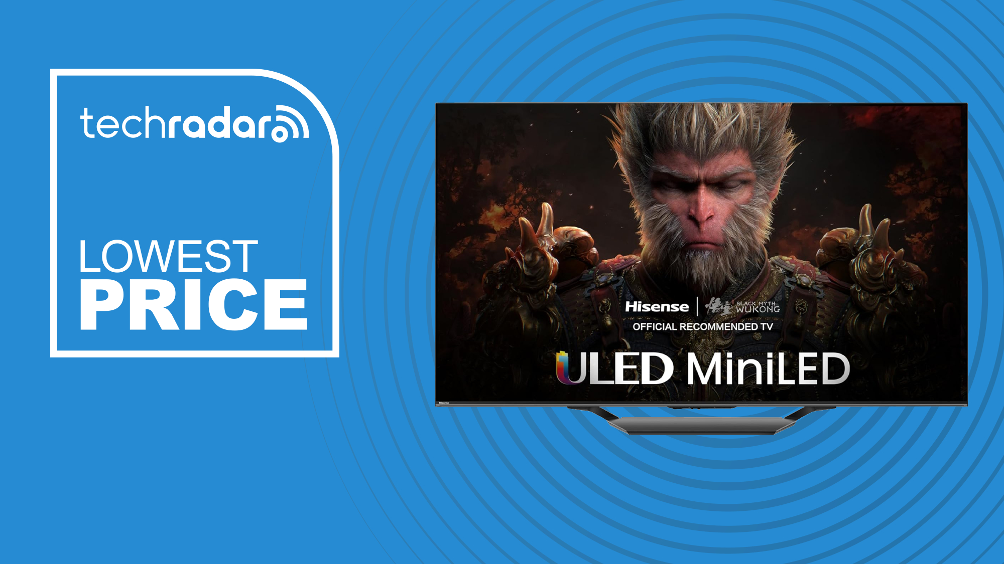 Hisense U7N lowest price deal image